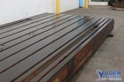 185" x 96", Giddings & Lewis, T-slotted floor plate, cast iron construction, #71060 - Image 4