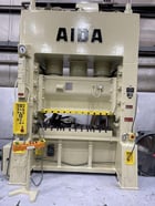200 Ton, Aida #PDA-20M, straight side double crank press, 5.9" stroke, 23.7" Shut Height, air clutch & brake - Image 2