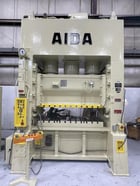 200 Ton, Aida #PDA-20M, straight side double crank press, 5.9" stroke, 23.7" Shut Height, air clutch & brake - Image 7