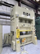 200 Ton, Aida #PDA-20M, straight side double crank press, 5.9" stroke, 23.7" Shut Height, air clutch & brake - Image 10