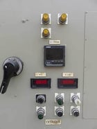 Davis Standard #MV35IN35SR, extruder, 7 zone, electrically heated, water cooled, 1987 - Image 4