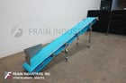 18" wide x 12.9' long, Inclined Stainless Steel conveyor, 8-1/2" infeed height, food grade belt, 56" - Image 5
