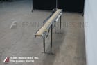 6" wide x 9.1' long, Stainless Steel belt conveyor, 37"-41" infeed/discharge height - Image 2