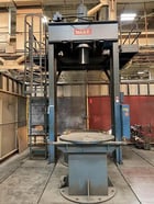 200 Ton, Dake #19-525, push buttons & controls,Bell housing & work support table (removeable), 40" stroke, 25 - Image 4