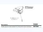 Ch Pop-out Visual Trip Indicator For Mds / Mdn Bell Alarm, Less Switches - Image 2