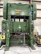 400 Ton, Niagara #BP2-400-72-42, straight side double crank press, 5" stroke, 29" Shut Height, air clutch & - Image 1
