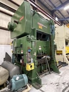 400 Ton, Niagara #BP2-400-72-42, straight side double crank press, 5" stroke, 29" Shut Height, air clutch & - Image 2