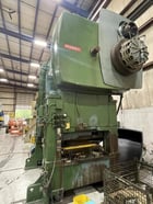 400 Ton, Niagara #BP2-400-72-42, straight side double crank press, 5" stroke, 29" Shut Height, air clutch & - Image 5