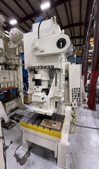 110 Ton, Komatsu #110-OBS, gap frame press, 5.9" stroke,air clutch & brake, 32-65 SPM, 1981 - Image 4