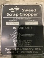 Sweed #515AB-3, scrap chopper, 3 HP 240/460 V., on rollers, S/N 91-2258 - Image 2