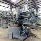50" Bullard #54-Spiral-Drive, vertical turret lathe, 4-jaw, 56" swing, 39" under rail, 25 HP, 1945 - Image 3