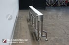 6" wide x 11.9' long, Stainless Steel table top conveyor, 38"-42" infeed & discharge range, 1 HP, mounted on - Image 2