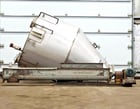 Tricor Metal, Stainless Steel hopper / screw conveyor, 79" dia., 54" straight wall, 48" x 11" bottom opening - Image 1