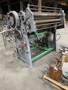 55" Beck, rotary knife sheeter, with output belt conveyor, electric counter - Image 2