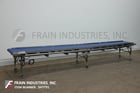 23" wide x 20.6' long, Dorner, Stainless Steel belt conveyor, food grade belt, 35" infeed & discharge height - Image 1