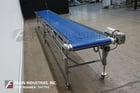 23" wide x 20.6' long, Dorner, Stainless Steel belt conveyor, food grade belt, 35" infeed & discharge height - Image 2