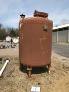 1000 gallon Dedietrich, glass lined tank, type 3008 glass, 50 psi/fv, 63" dia., 1980 - Image 1