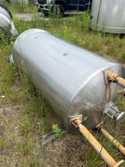 180 gallon Stainless Steel vertical tank, 30" dia. x 5' straight side, dished heads - Image 3