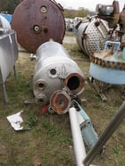 180 gallon Stainless Steel vertical tank, 30" dia. x 5' straight side, dished heads - Image 7