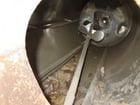 180 gallon Stainless Steel vertical tank, 30" dia. x 5' straight side, dished heads - Image 8