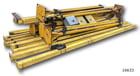 Omron #MS4800, perimeter light curtain, 63" W rollers, 65' sensing distance, assorted post lgth - Image 1