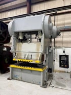250 Ton, Verson #250-GP2-72, double crank gap press, 8" stroke, 19" Shut Height, air clutch & brake - Image 4