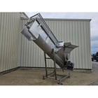 24" diameter x 12.5' long, FPEC, incline sanitary food grade screw auger conveyor, #18474 - Image 2