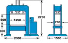 Knuth #KP, Gantry-type Hydraulic Press - Image 3