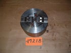 10" Cushman #2162110D06B, 2-jaw power chuck, steel body, plain back - Image 1