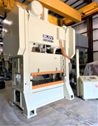 300 Ton, Blow #SC2-300-84-42, straight side double crank, 10" stroke, 21" Shut Height, 10" adj, 84" x 42" - Image 5