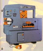 6" x 6" x 1/2" Scotchman #12012-24M, hydraulic ironworker, 120 ton, 12" throat, punch jog Control electric - Image 2
