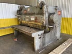 1/2" x 6' Herr Voss #0806, 18" throat, 40 SPM, 7 holddowns, 36" front operated power back gauge, 15 HP - Image 1