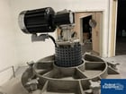 1400 liter Stainless Steel Mix Tank, 42" x 48", 3/8 HP agitator, 230 volt, 21" manway - Image 7
