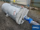 370 gallon Wolfe Mechanical, mixing tank, 304 Stainless Steel, 36" x 84", 3 hp, 230/460 volt, 4 baffles, 1998 - Image 1