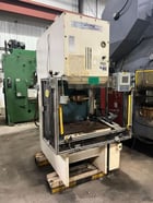 75 Ton, Neff #DF75-15M, hydraulic press, 10" stroke, 24" daylight, 10" throat, 31" x23" bed, 15 HP, 1997 - Image 2