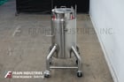 55 gallon Lee #55DP, 316 Stainless Steel jacketed mixing tank, 100 psi, 20" ID x 40" straight side, flat top - Image 3
