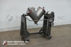 1 cu.ft. Patterson, Stainless Steel twin shell mixer, (2) 11-1/2" ID product ports with bolt down covers, .25 - Image 1