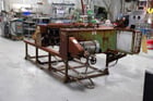 Ohio Machinery, brush deburring machine, 3" tube diameter, 120" tube length, (2) 15 HP, inclined feed table - Image 2