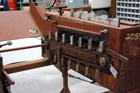 Ohio Machinery, brush deburring machine, 3" tube diameter, 120" tube length, (2) 15 HP, inclined feed table - Image 5
