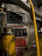 400 Ton, Verson #S2-400-120-60t, straight side double crank mechanical press, 12" stroke, 38" Shut Height - Image 3