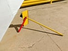 Aluminum hopper, 60" x 96" straight wall, 8" valve, 24" manhole, missing legs - Image 10