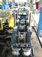 1-1/2" x .083" Yoder #W-15/W-20, tig welder tube mill, 26" abrasive blade, single end uncoiler - Image 3