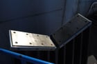 385 Ton, Steam turbine rotor stands, 143" floor to V, 155" OAH, 385 ton combined capacity - Image 7