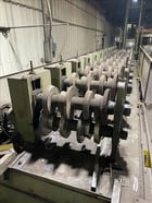 12 Stand, Bradbury #D3-30-12 Zee Purlin tooled, gear drive rollforming line,S43020 - Image 4