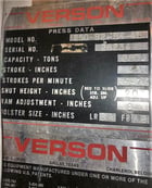 250 Ton, Verson #250-B2-84-48, Straight Side Double Crank, 4" stroke, 84" x 48" bed, 35-70 SPM - Image 10