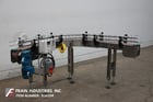 4-1/2" wide x 8.9' long, BMI, 90° Stainless Steel conveyor, equipped with a 48" long infeed to 90° turn to - Image 1