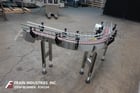 4-1/2" wide x 8.9' long, BMI, 90° Stainless Steel conveyor, equipped with a 48" long infeed to 90° turn to - Image 2