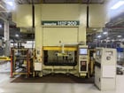 220 Ton, Komatsu #H2F200 Servo press, straight side double crank, 7.8" stroke, 31.6" Shut Height, 48-88 SPM - Image 1