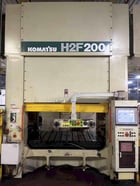 220 Ton, Komatsu #H2F200 Servo press, straight side double crank, 7.8" stroke, 31.6" Shut Height, 48-88 SPM - Image 6