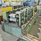 9 Stand, Yoder, rollforming line, 24" roll space, 3" diameter arbors, 75 HP, tooled for C Purlin - Image 9